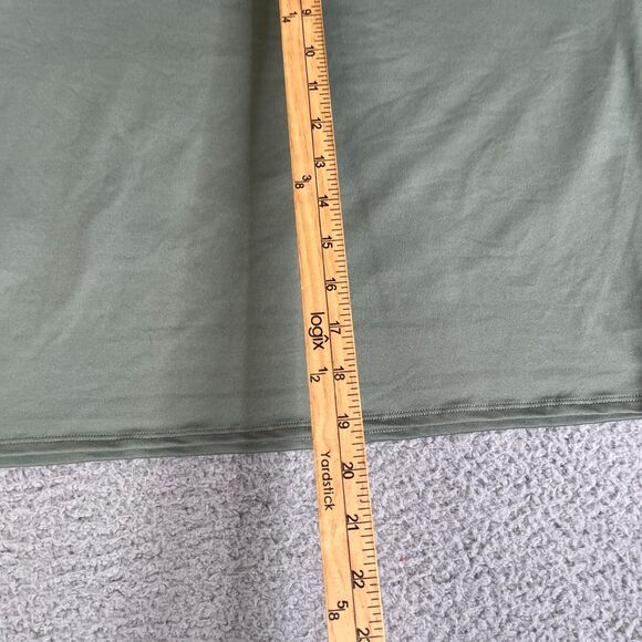 Hollister Crop T-Shirt Womans XXL Green Long Sleeve Stretch - Picture 8 of 12